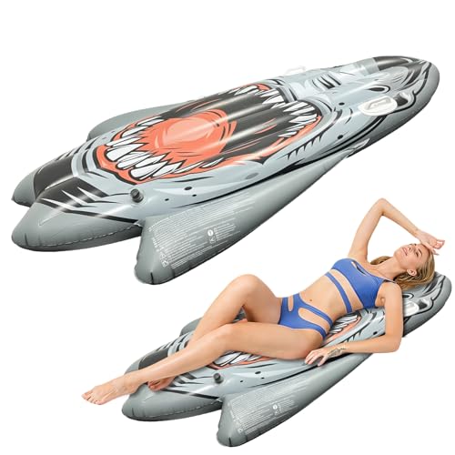 Flotteur de requin géant pour adulte idéal pour vos après-midis piscine