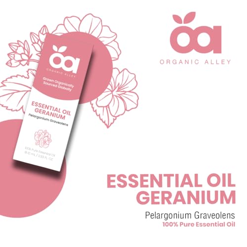 Aceite Esencial de Geranio Egipcio Organic Alley 0.33 Fl Oz miniatura 3