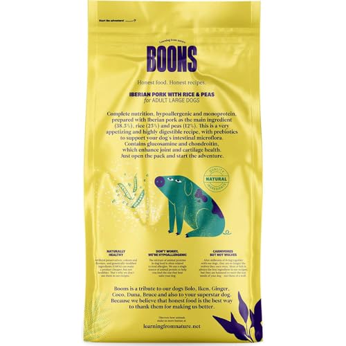 Hundefutter Boons Iberisches Schweinefleisch (für Hunde Aller Größen geeignet) Größe 100 g