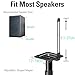 Mounting Dream Speaker Stands Height-Adjustable for Satellites up to 5 kg, Set of 2 Floor Stands