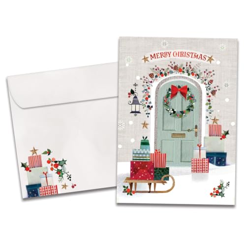 Cartes de vœux artistiques et enveloppes recyclées Tree-Free Greetings