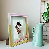 Marco para Fotos 10x15, Marco de Madera con Bolitas de colorines movibles Marcos de Fotos, Foto niña. Marco Bebe, Marco de Fotos para Decoración de Casa, Marco Foto para sobremesa Decorativas