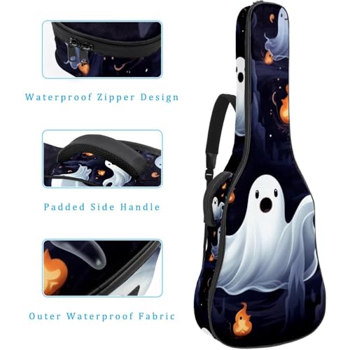 Housse guitare basse et électrique Halloween imperméable Oxford - 4