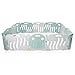 Baby Vivo Box Bambini Recinto Cancelletto Pieghevole Sicurezza Barriera Giochi Protezione in Turchese/Bianco - Bailey