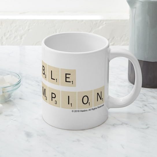 CafePress Scrabble Champion 20 Oz Ceramic Mega Mug 20 oz Ceramic Coffee Mega Mug
