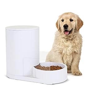 Automatic Pet Food Feeder and Cat Dog Water Dispenser Set2 Pack Gravity Food Bowl Large Capacity Cat Drinking Container for Small Medium Large Pets Dog Puppies and Kittens