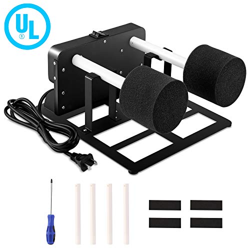 Cup Turner for Crafts Tumbler,DigiHero Latest Cuptisserie epoxy Machine with Professional Silent Balance Steering Shaft and Safety Switch£¬Comes with 4 Wands and A Screwdriver