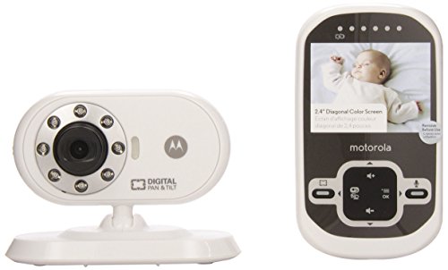Image of Motorola MBP26 Wireless 2.4 GHz Video Baby Monitor with 2.4" Color LCD Screen, Infrared Night Vision and Remote Camera Pan, Tilt and Zoom (Amazon.com Exclusive)
