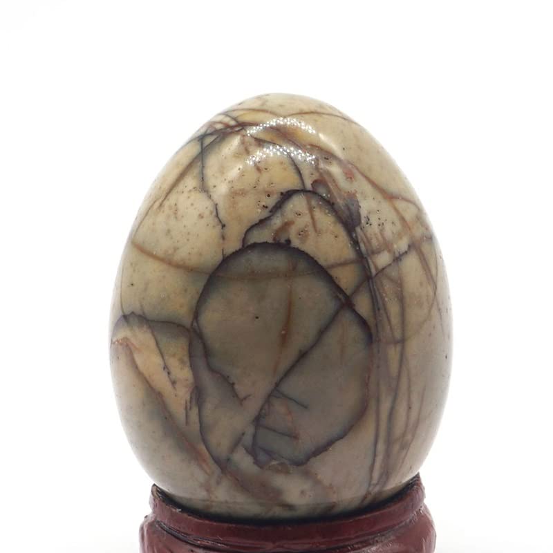 Piedra de cristal natural de 34x44mm, artesanía mineral pulida a mano 7