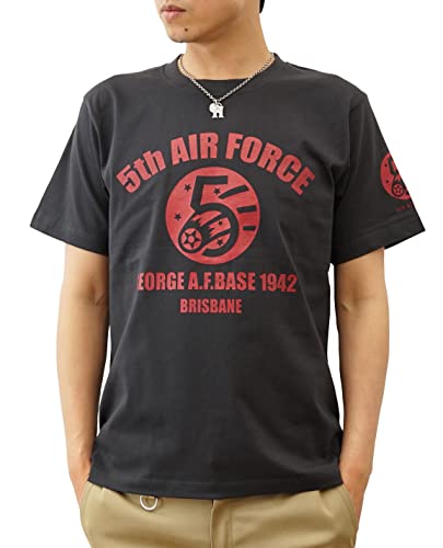 [�W�[���Y�o�O] 5th AIR FORCE �G�A�t�H�[�X ��5��R �~���^���[ �I���W�i�� �v�����g ���� T�V���c �����Y ���f�B�[�X �傫���T�C�Y �u�����h ST-5thAF �w�k �X�~�i165�j