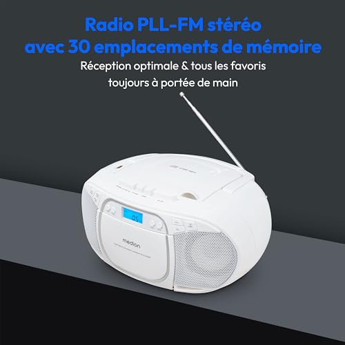 Radio CD MEDION FM 2x22W RMS - vue 7