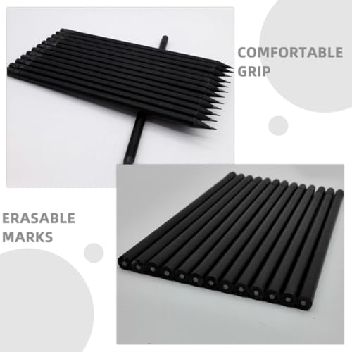 Lápices de Madera HB FOMIYES 20 piezas Negro miniatura 7