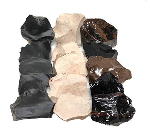Premium Mixed Flint Knapping Spalls (10lbs) Flint Knapping Stone