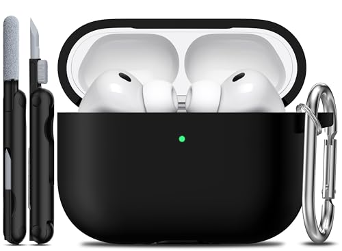 ار-فن حافظة ايربودز برو 3 (2025)، جراب حماية من السيليكون ال...