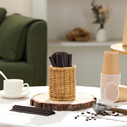 Set Portapajillas de Rattan y 100 Pitillos Desechables miniatura 6