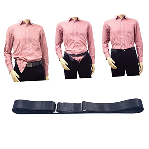 NOLITOY Men's Shirt Lock Belt Shirt Belt Stays Undergarment Tightener Clip 2.5cm Open