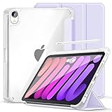 iPad Mini 6 Case, iPad Mini 6th Generation Cases (8.3-inch, 2021) for Girl Women Lady with Pencil...