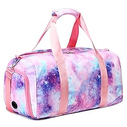 Gym Duffle Bag for Girls , Gymnastics Sports Bag for Teens Women Small Overnight Weekender Carry On Travel Bag with Shoe… Gym Duffle Bag for Girls , Gymnastics Sports Bag for Teens Women Small Overnight Weekender Carry On Travel Bag with Shoe…