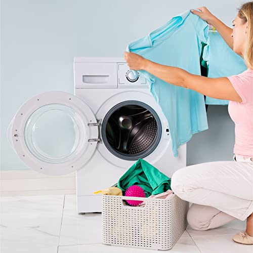 Dryer Tumble Balls Reusable Laundry Wash Ball Cubes Anti Static Eco-Friendly Useful Washing Machine Cleaning Drying Softener Fabric Clothes Laundry Ball Household Accessories 2 Pcs - Image 4