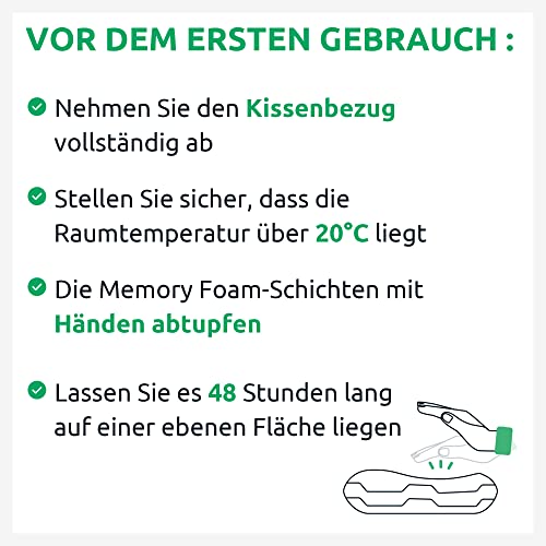 Anti-Schnarch-Kissen von UTTU mit höhenverstellbarem Design