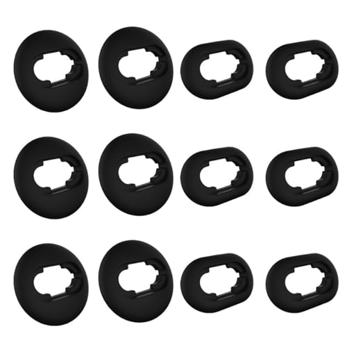 Image of ZORBES 6 Pairs Silicone Eartips S /L Compatible with Galaxy Buds Live | Secure Fit, Reduced Sound Leakage, Soft Silicone, Small /Large Sizes, Easy Cleaning