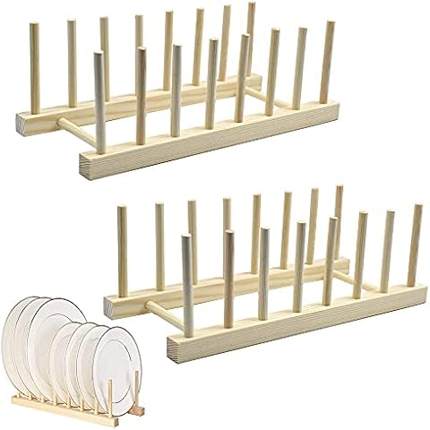 Soporte de Platos Madera Bambú Cover