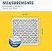Aerostar 20x20x1 MERV 8 Air Filter, 6 Count, ACTUAL SIZE (19.75 x 19.75 x 0.75), HVAC, Air Conditioning & Furnace Filter Captures Dust, Lint & Pollen (MPR 600 / FPR 5), Made in USA