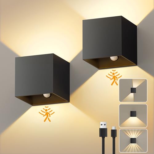 Nibshoom 3D498 LED Wandleuchte 2 Stück