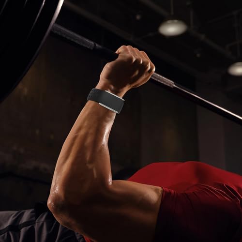 Image of omee Silicone Sport Band Compatible with Whoop 5.0 Band Strap Men Women, Breathable Sport Adjustable Waterproof Replacement Wristbands Straps for Whoop 5.0 Silicone Bands