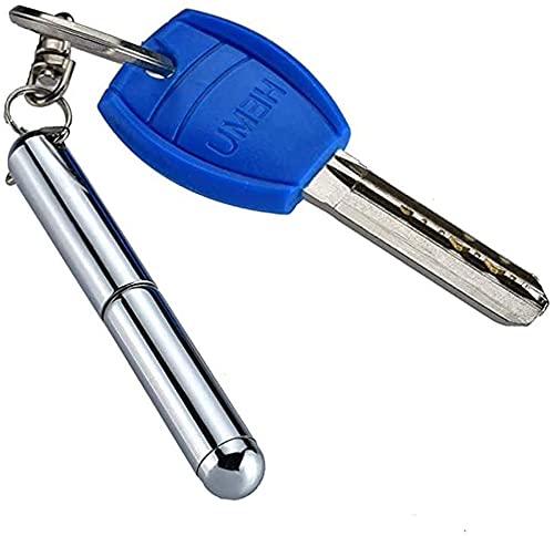1 piece Retractable mini pen made of stainless steel Retractable pocket pen keychain Dad gadgets birthday Christmas — view 6
