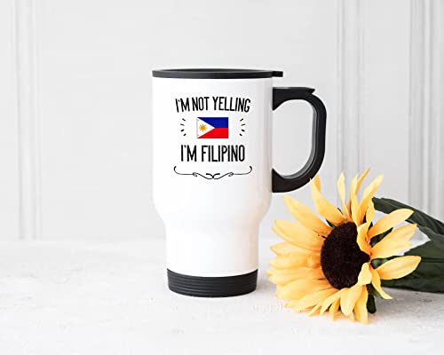 Mug de viaje acero inoxidable 14 oz Filipinas miniatura 3