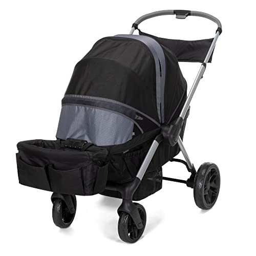 Safety 1st Summit Wagon Stroller fits 2 Kids Includes Removable Child Tray and 2 Cup Holders, High Street