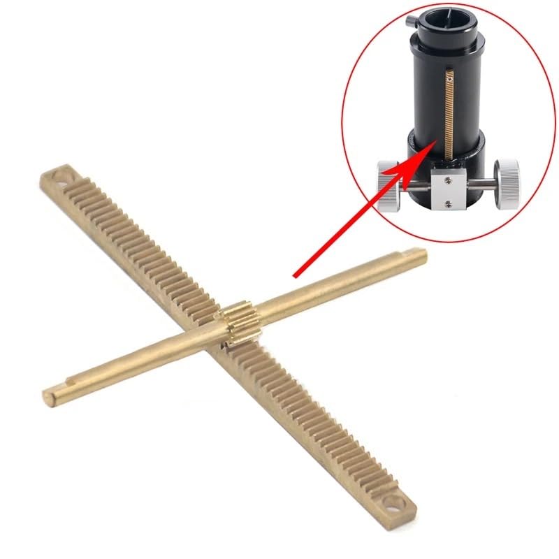 Juego de Eje Bastidor para Telescopio Astronómico Engranaje 0.5M DIY 3