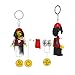 LEGO Minifigures - Large 3 Inch Tall Figure Keychain Light - Pirate Princess (KE193H), Bag Charm, LED light