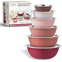 6-Piece Stainless Steel Nesting Mixing Bowls Set only .99: eDeal Info