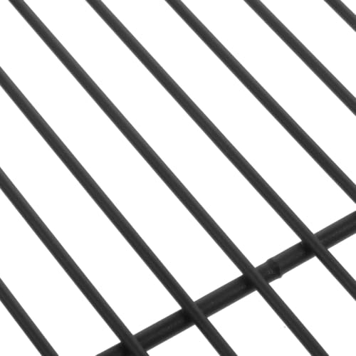 Étagère de rangement robuste pliable en fer forgé à pieds surélevés - 5