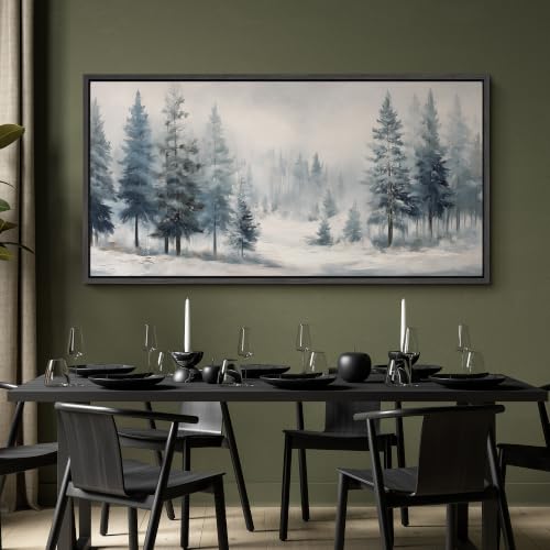 Image of MUDECOR Extra Large Framed Canvas Print Wall Art Pine Art for Living Room
