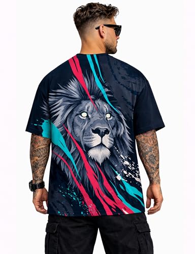 Image of STAND OUT All Over Printed Psychelic Trippy Animal T-Shirts