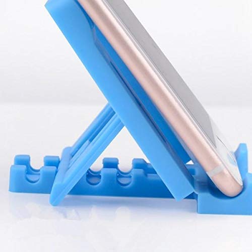 Image of Set of 2Pcs Compact Mobile Stand Holder for Comfort & Multi Angle Adjustment (Color May Very)