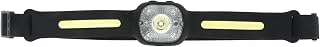 600LM Headlamp, 750mAh Battery COB Sensing Lamp Floodlight Design USB Charging 5 Gears Adjustment Silicone for Outdoor Running Fishing