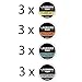 Laughing Man Coffee K-Cup Sampler - 4 flavors - 3 k-cups each - Columbia, Dukales, Ethopia & Hughs Blend