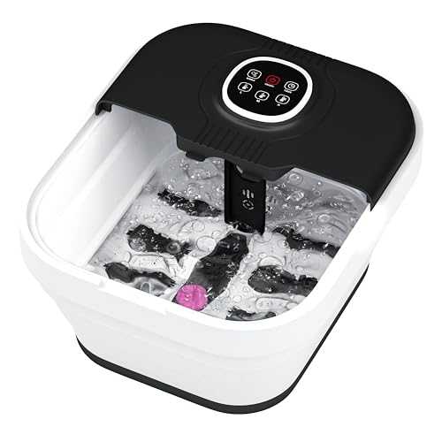 Good4You® Piscina de pies - Piscina de pies eléctrica climatizada - Rodillos de masaje - Infrarrojos - Masaje de pies - Plegable - Shiatsu - Hasta 46°C - 12L