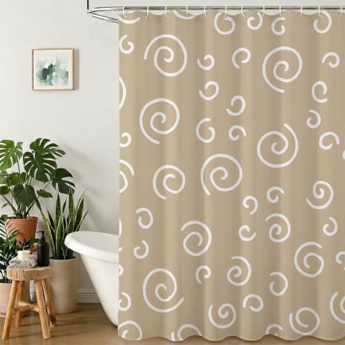 Rideau de douche anti-moisissure et imperméable avec ourlet lesté stable - 2