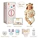 BABESIDE Reborn Baby Dolls, 20 Inches Soft Vinyl and Cloth Body Sleeping Realistic Baby Doll Boy, Lifelike Newborn Real Life Baby Doll with Toy Accessories Gift for Kids Age 3+