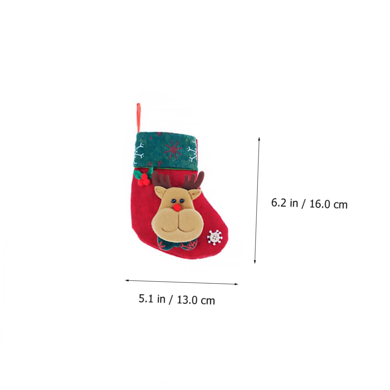 12stücke Teiliges Kleine Geschenktüten Aus Leichtem Faltbarem Material Als Weihnachtsbaum Anhänger Und Deko Für Kamin Und Festtage