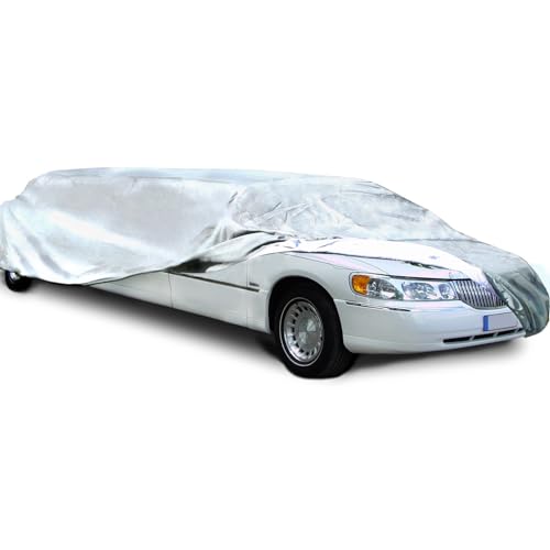 Image of EliteShield ShieldAll Limo Cover, Heavy Duty UV Resistant Weatherproof Limousine Car Cover for Mercedes-Maybach, Cadillac, Lincoln, Rolls-Royce, Bentley and More, Fits up to 28ft Long