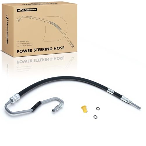 A-Premium Power Steering Pressure Hose Line Assembly Compatible with Dodge Ram 1500 2005-2008, 5.7L, with O-ring, Pump To Gear/Rack Pinion