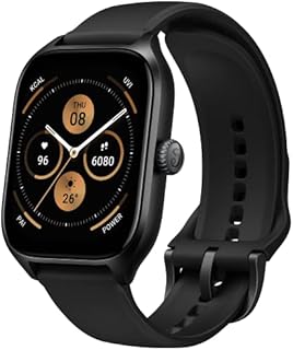 Amazfit GTS 4 Fitness Watch Smart Watch with 1.75 AMOLED Display, Sports Watch with 150 Sports Modes, GPS, Alexa Built-in, Bluetooth Calls, Music Control, Black