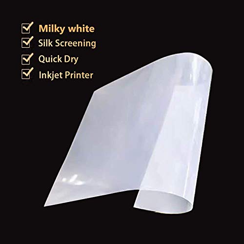 WeLiu Transparency White Film for Inkjet Printers 8.5 x 11 Inches,50% Clear 55 Sheets/Pack - Thumbnail 6