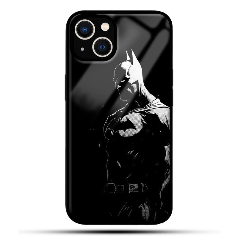 Kirmada B&W Batman Marvel Avengers Printed Glass Cover Compatible with iPhone 13 Stylish and Durable, Scratch Resistant, Desginer High Printed Quality and Perfectly Fit. (B0DC6TTVNQ) Amazon Price History, Amazon Price Tracker